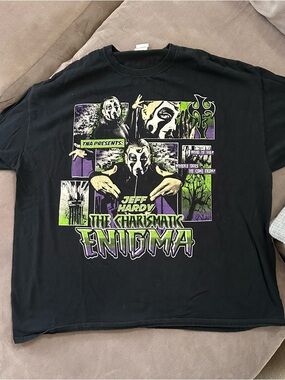 Rare The Charismatic Enigma Jeff Hardy 2XL Shirt 10 Years Of TNA Wrestling